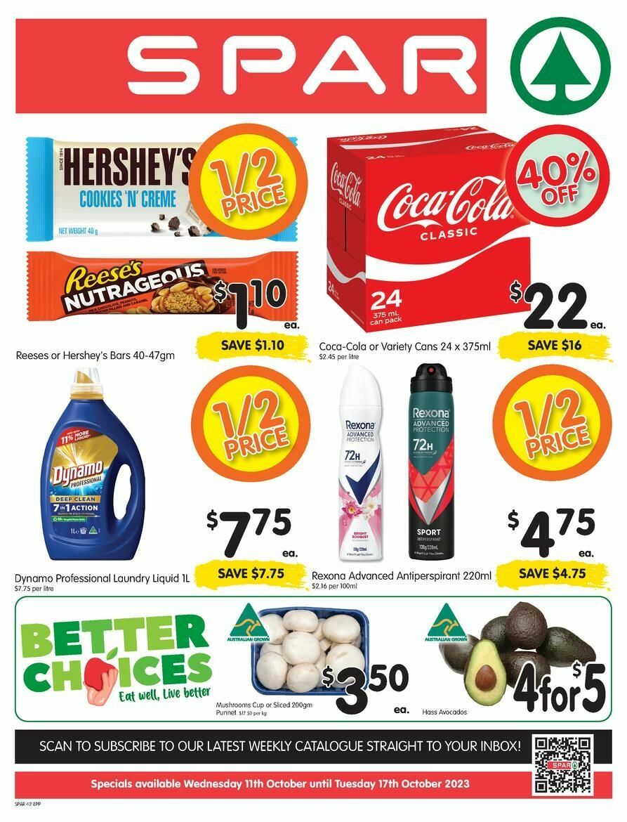 Spar Catalogues from 11 October