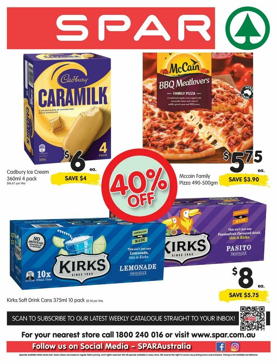 Spar Catalogues from 11 October
