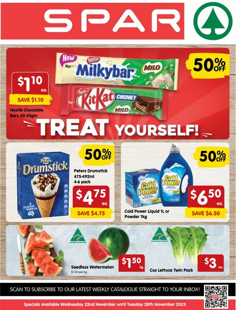 Spar Catalogues from 22 November