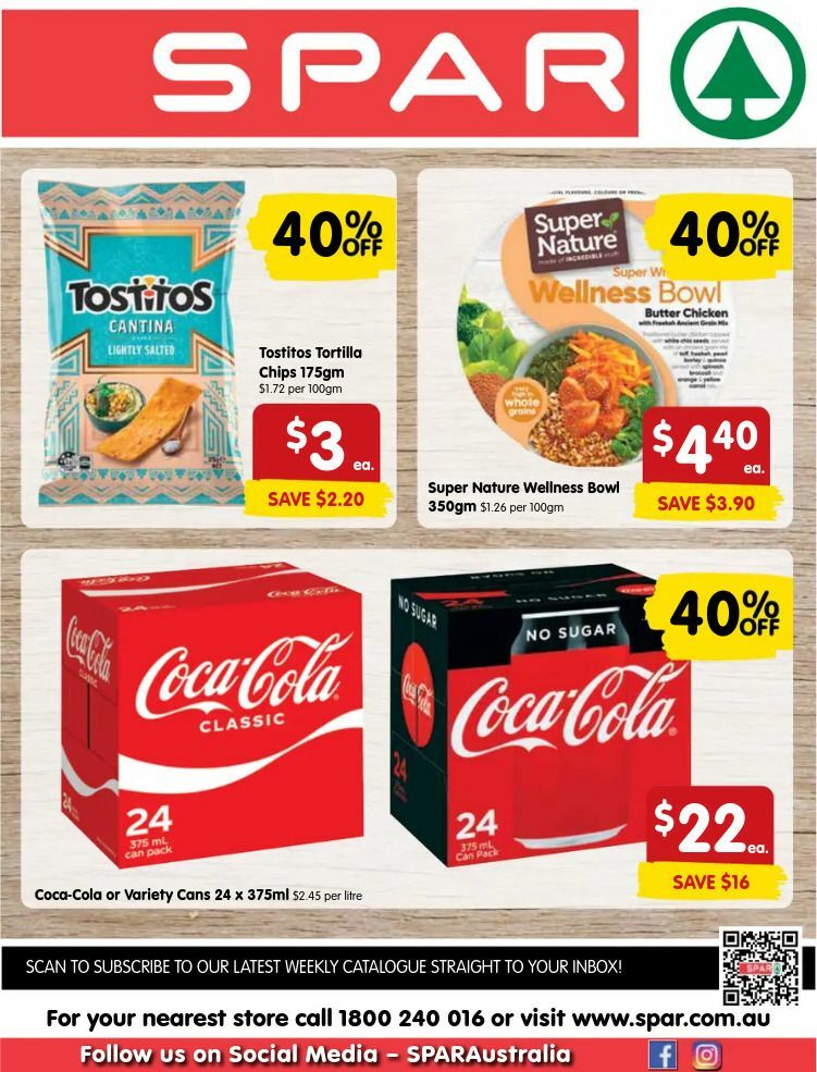 Spar Catalogues from 22 November
