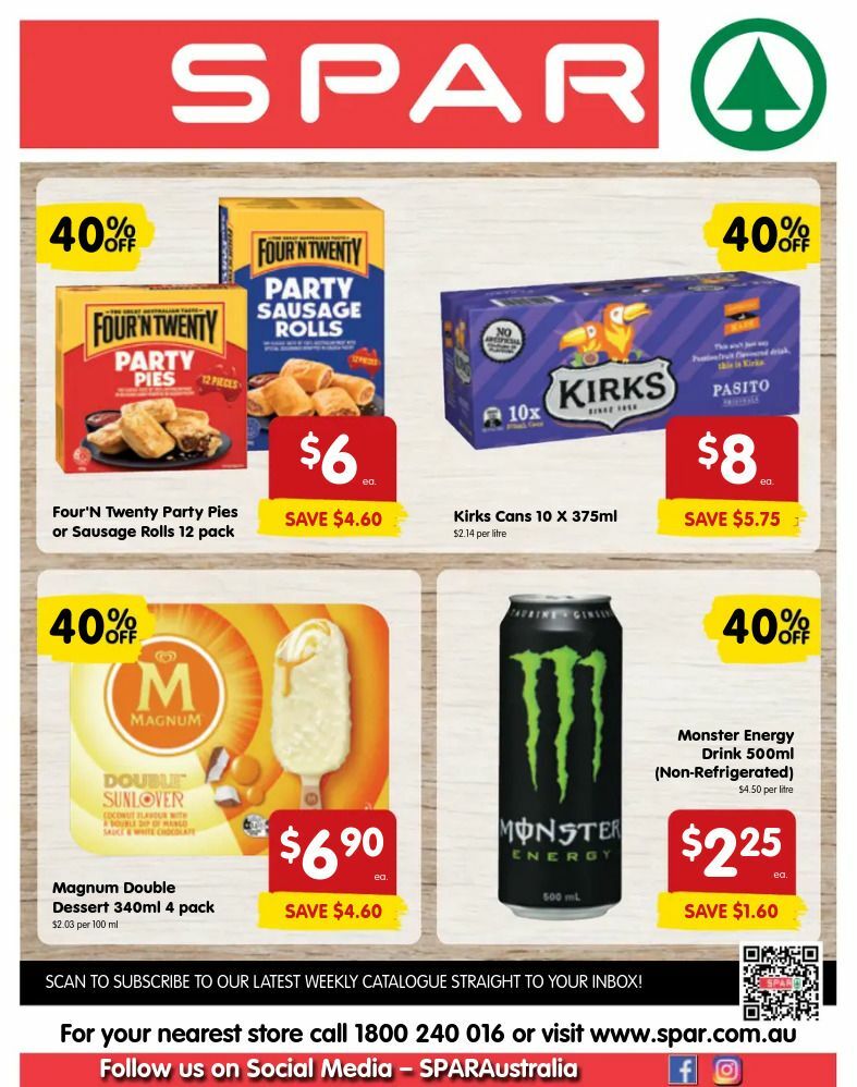 Spar Catalogues from 3 January
