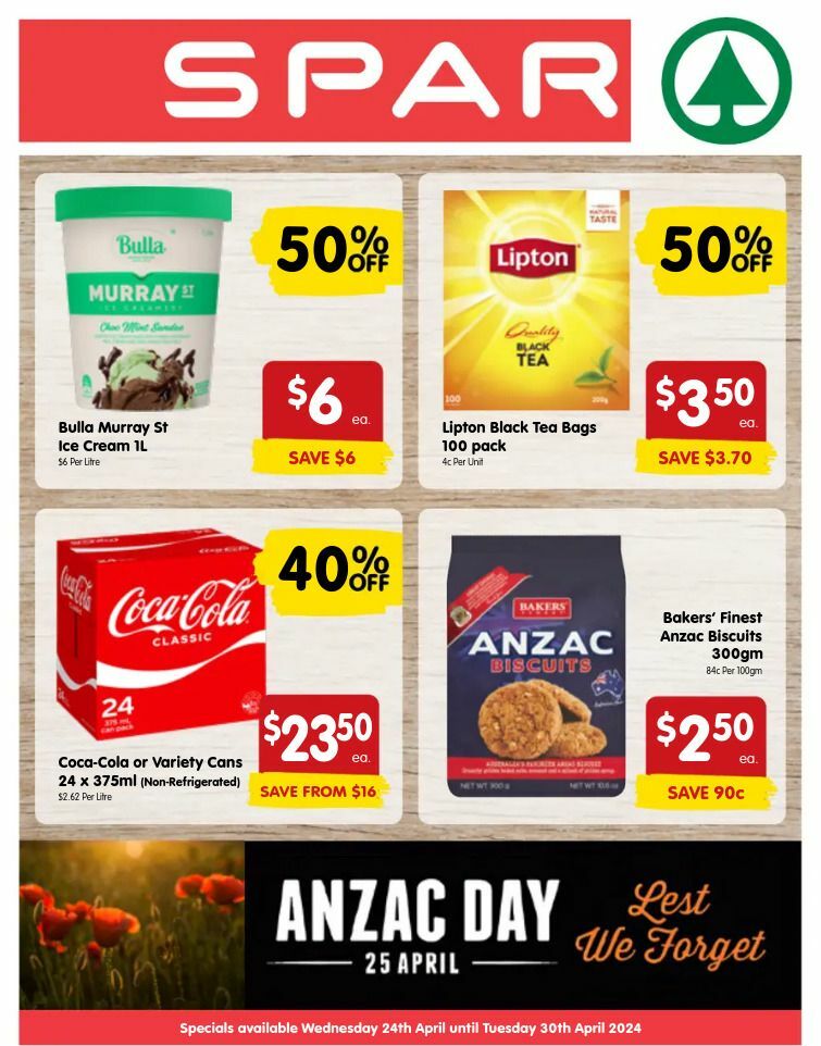 Spar Catalogues from 24 April