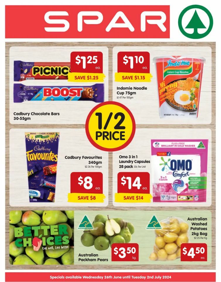 Spar Catalogues from 26 June