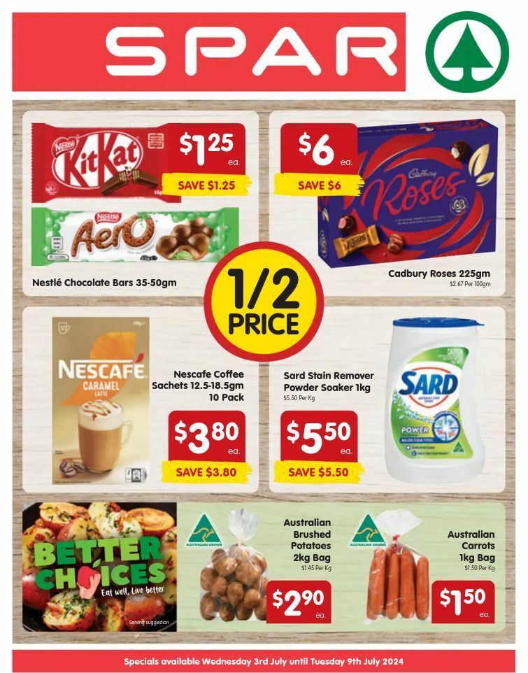 Spar Catalogues from 3 July