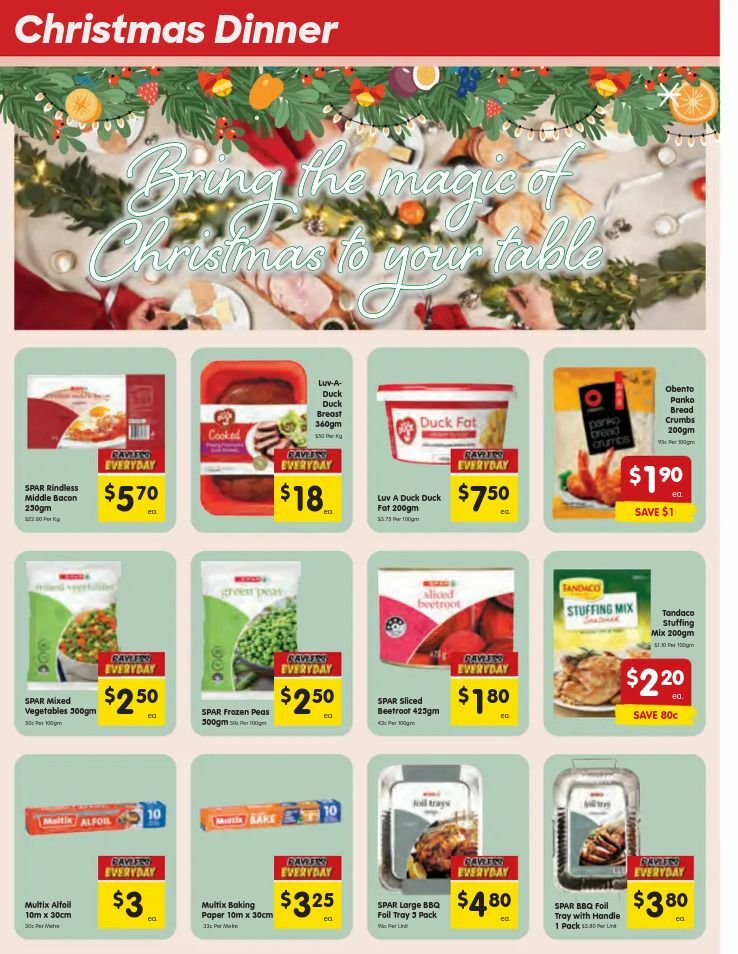 Spar Catalogues from 18 December