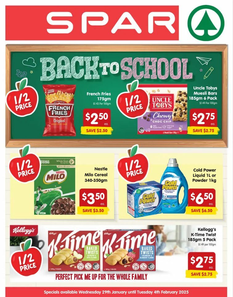 Spar Catalogues from 29 January