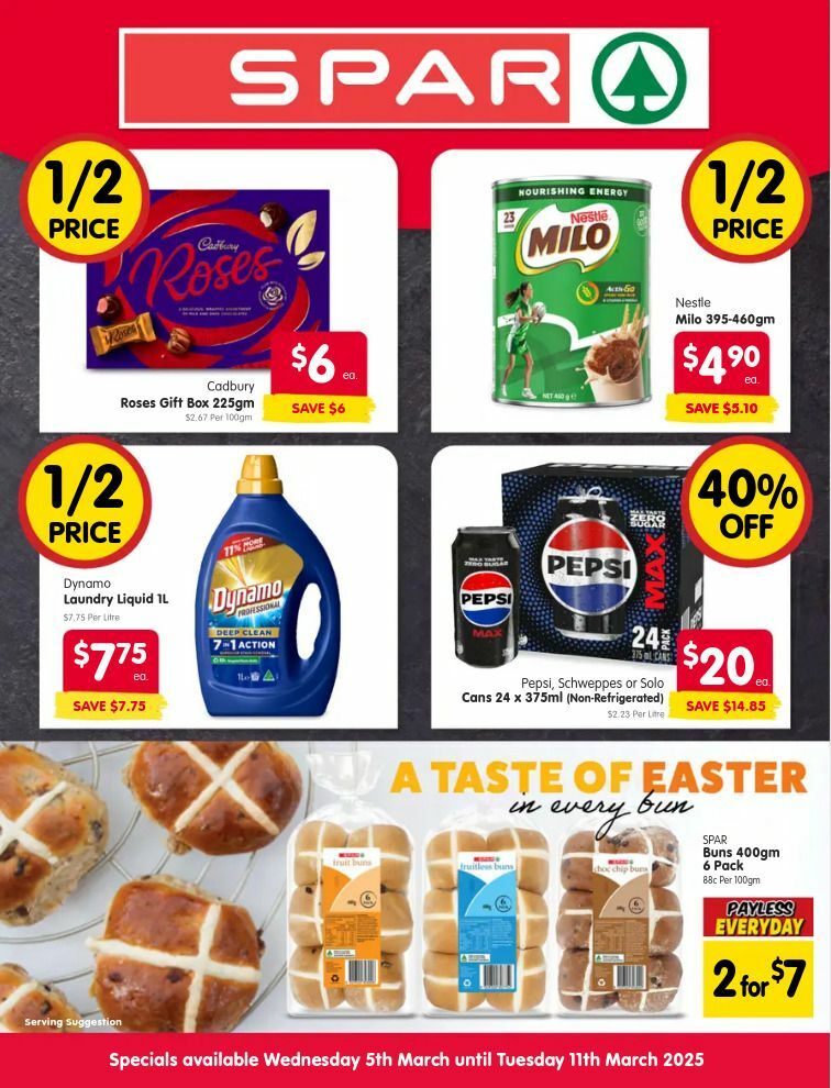 Spar Catalogues from 5 March