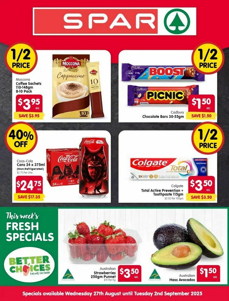 Spar Catalogues from 27 August