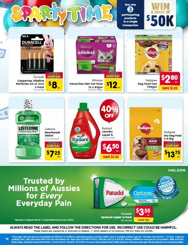 Spar Catalogues from 3 September