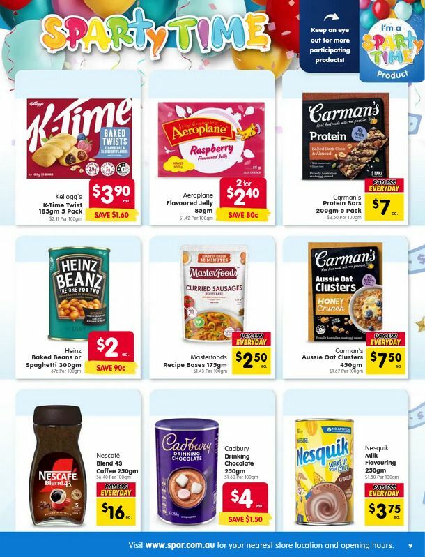 Spar Catalogues from 3 September