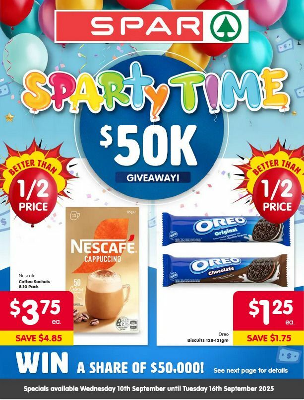 Spar Catalogues from 10 September