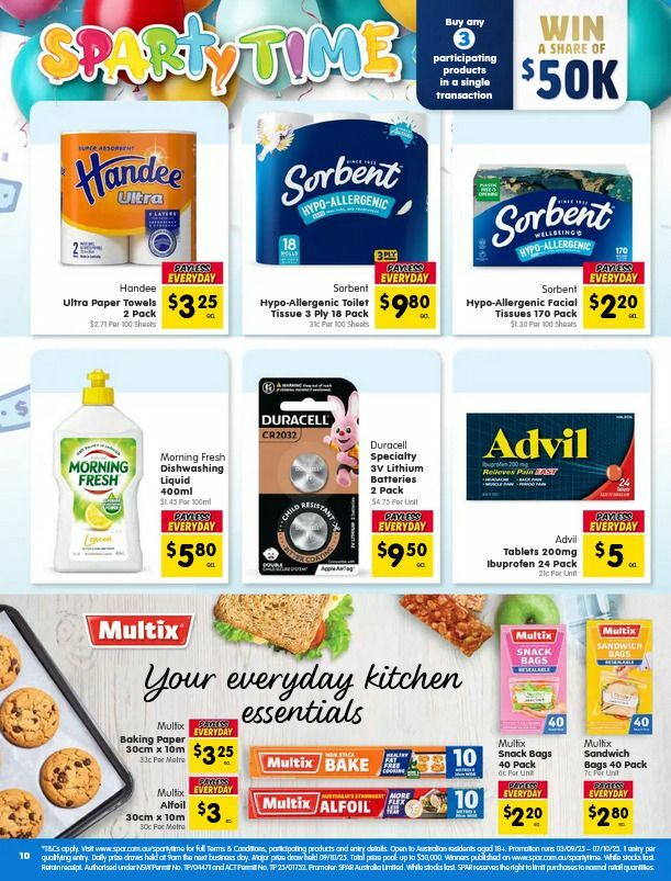 Spar Catalogues from 10 September
