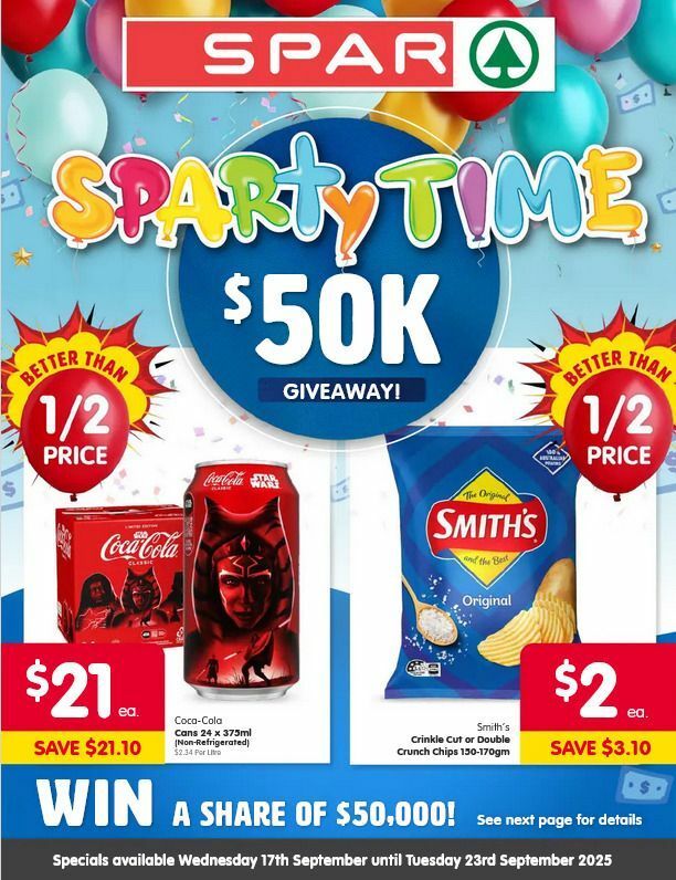 Spar Catalogues from 17 September