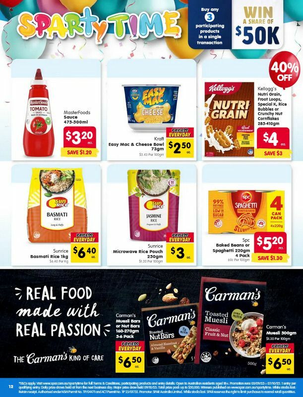 Spar Catalogues from 17 September