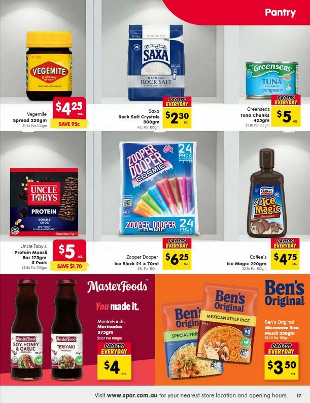 Spar Catalogues from 17 September