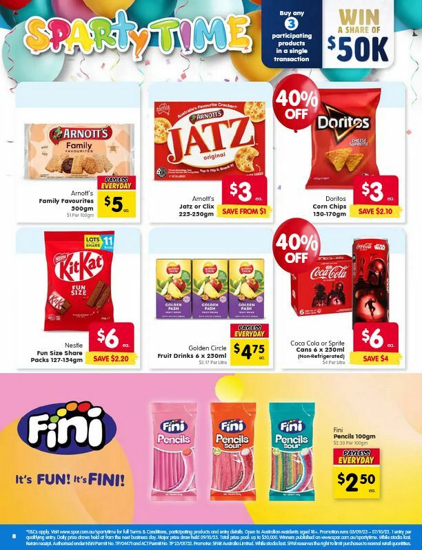 Spar Catalogues from 17 September