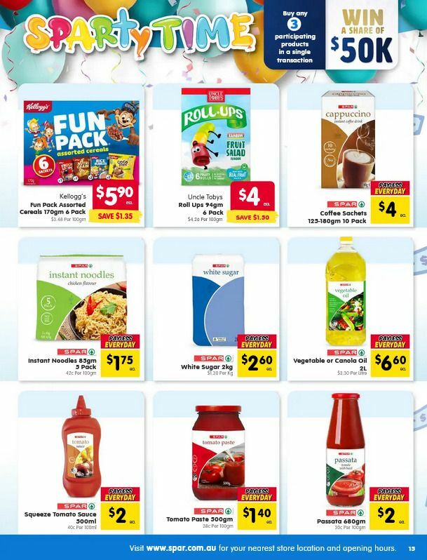 Spar Catalogues from 24 September