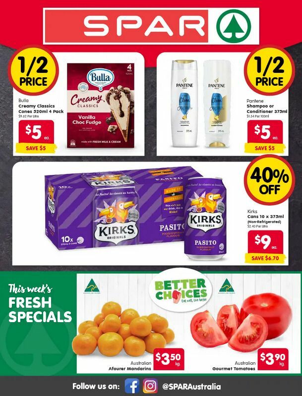 Spar Catalogues from 24 September