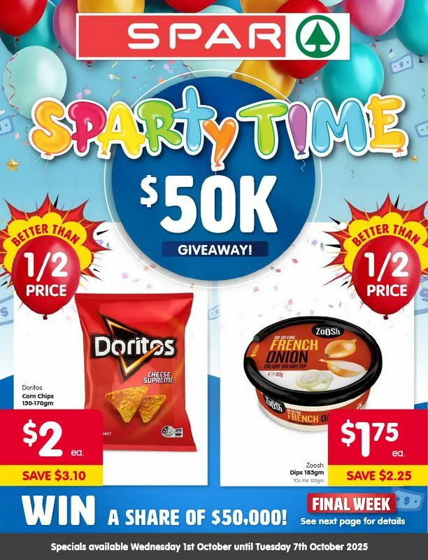 Spar Catalogues from 1 October