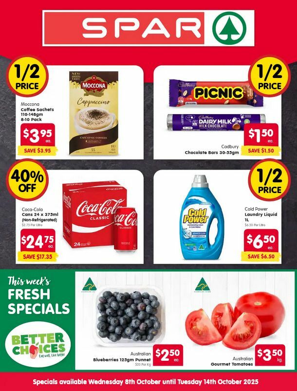 Spar Catalogues from 8 October