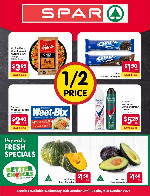 Spar Catalogues from 15 October