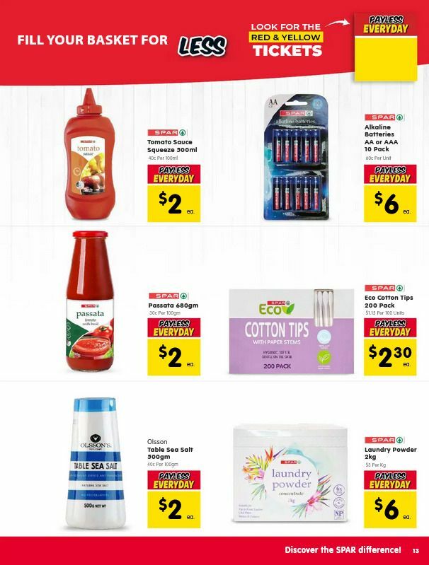 Spar Catalogues from 22 October