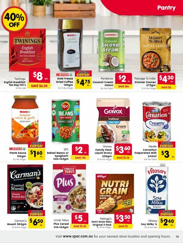 Spar Catalogues from 29 October