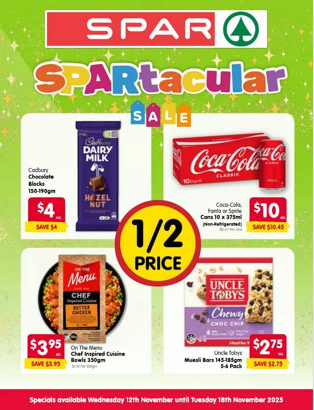 Spar Catalogues from 12 November