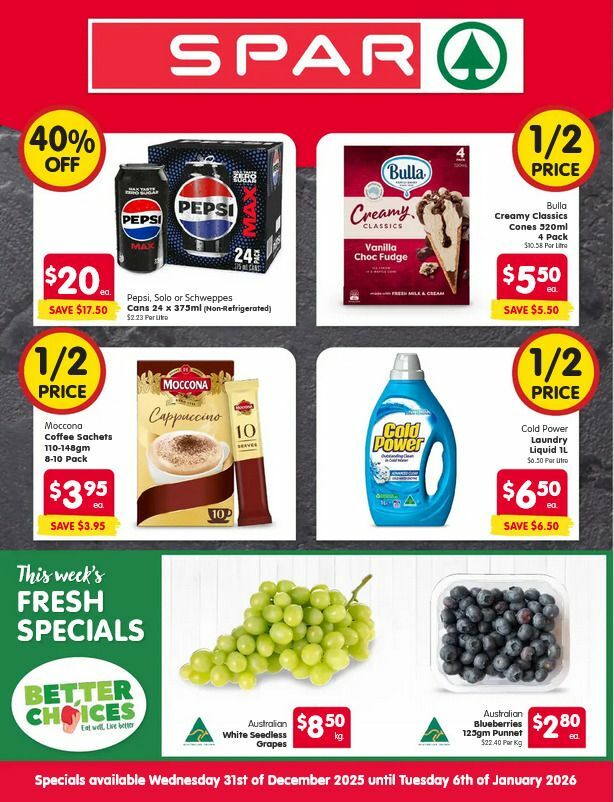 Spar Catalogues from 31 December