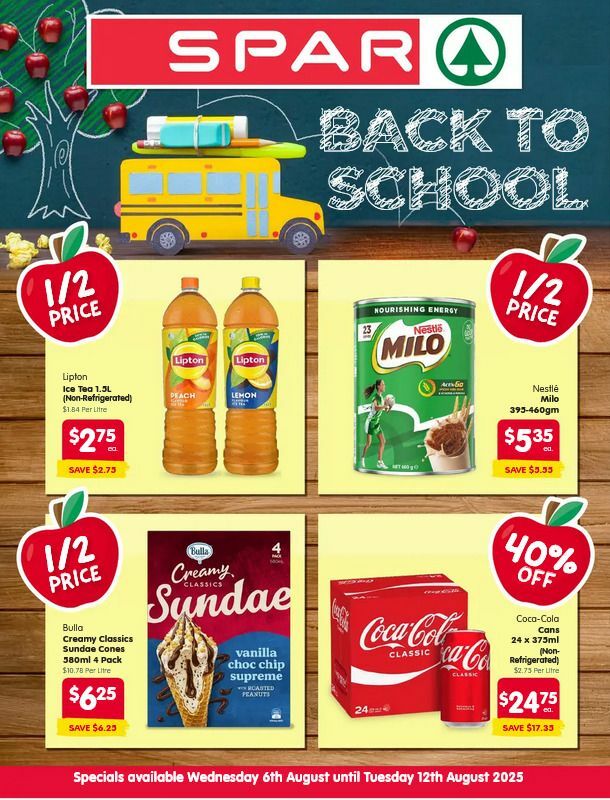 Spar Catalogues from 6 January