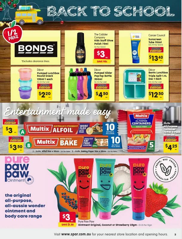Spar Catalogues from 6 January