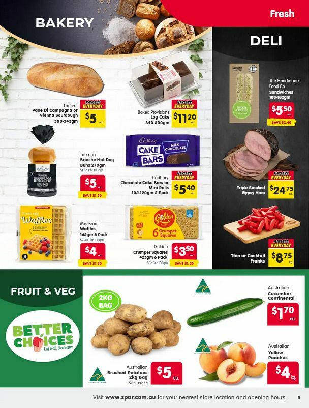 Spar Catalogues from 6 January