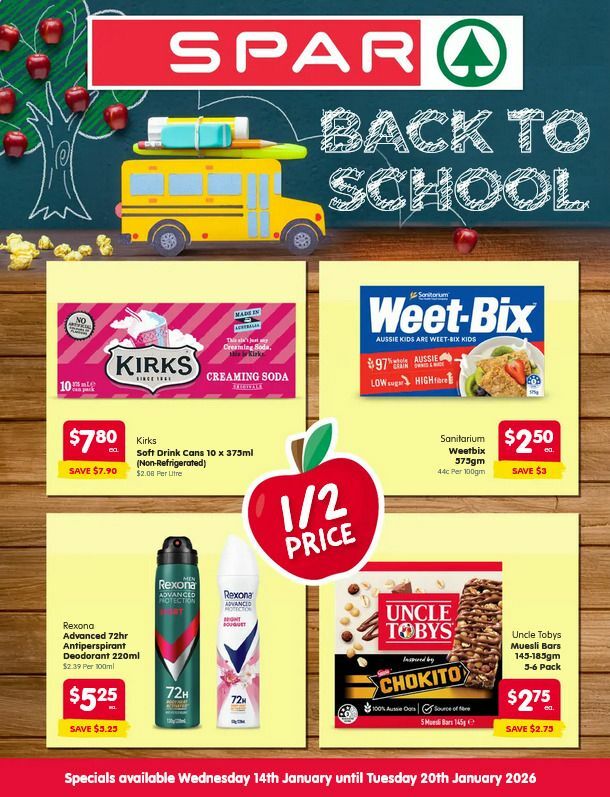 Spar Catalogues from 14 January