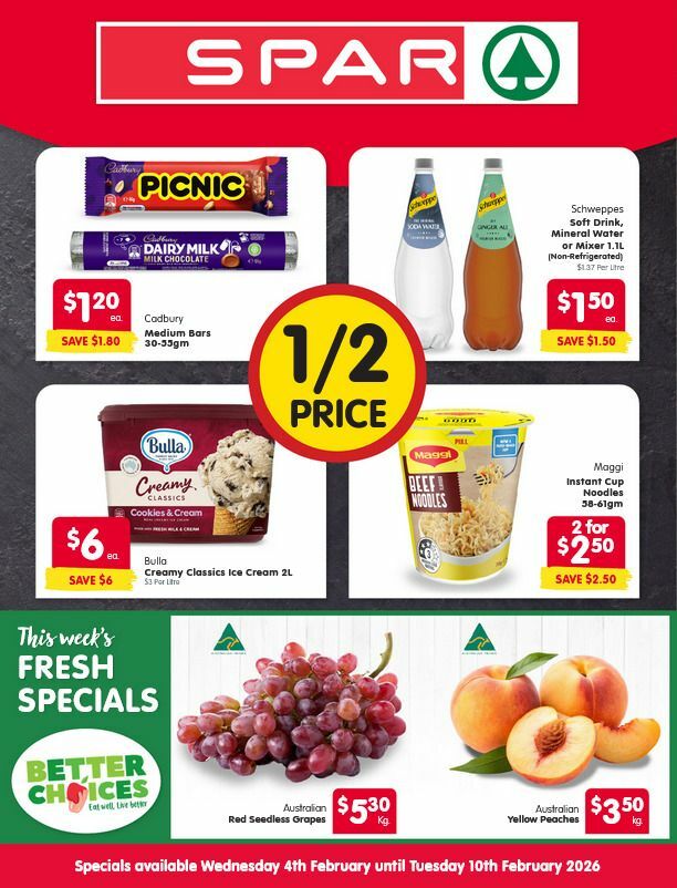 Spar Catalogues from 4 February