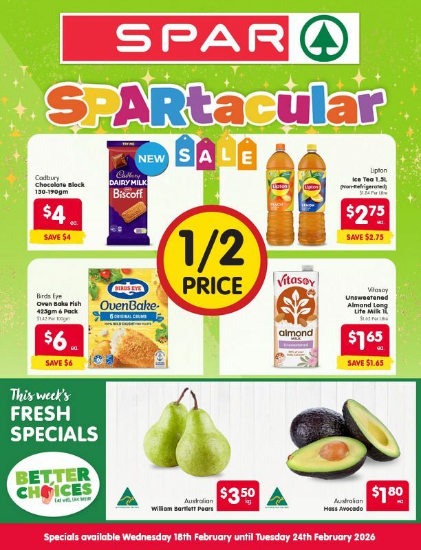 Spar Catalogues from 18 February