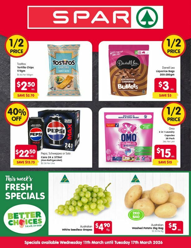 Spar Catalogues from 11 March