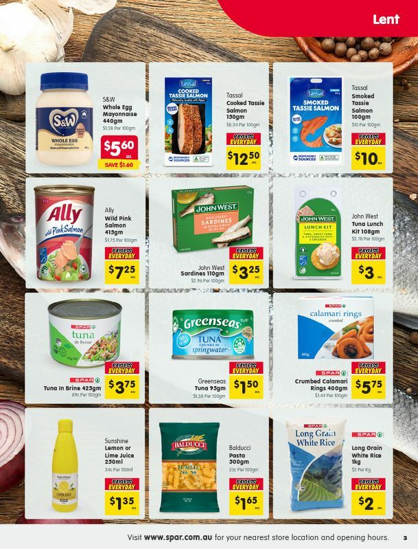 Spar Catalogues from 18 March