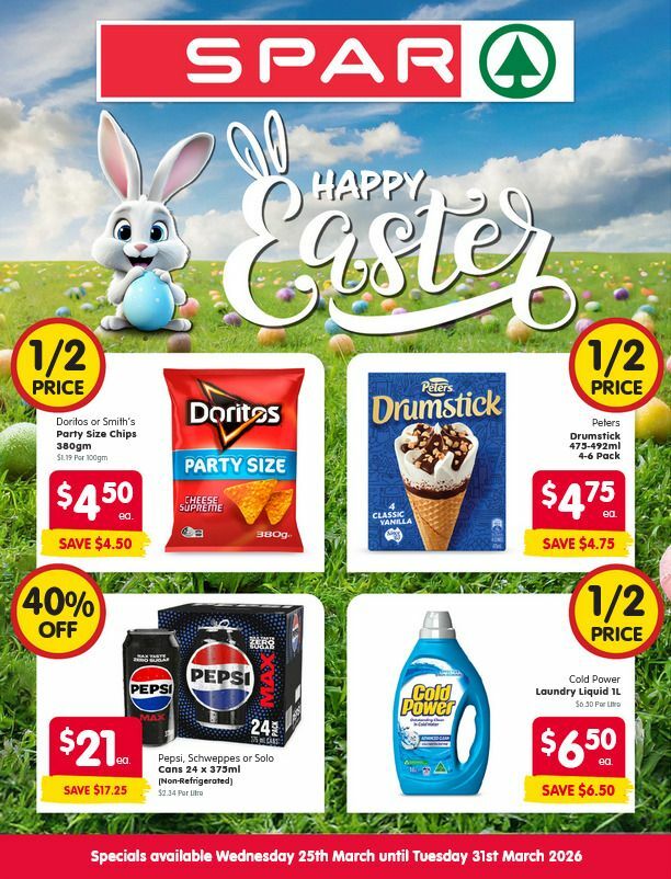 Spar Catalogues from 25 March