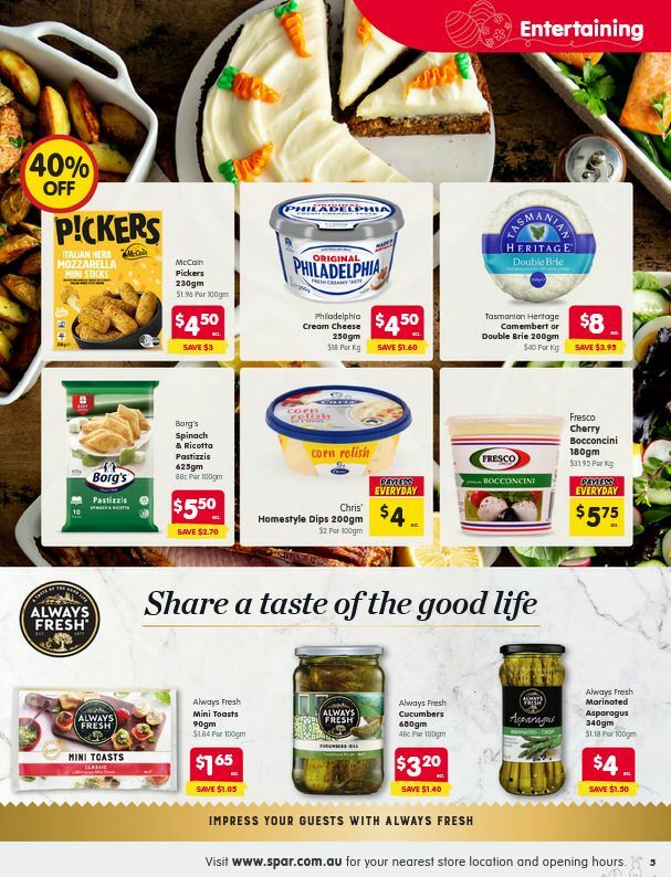 Spar Catalogues from 1 April