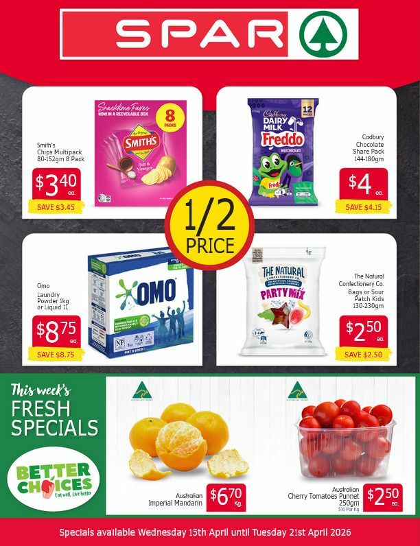 Spar Catalogues from 15 April