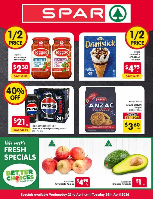 Spar Catalogues from 22 April
