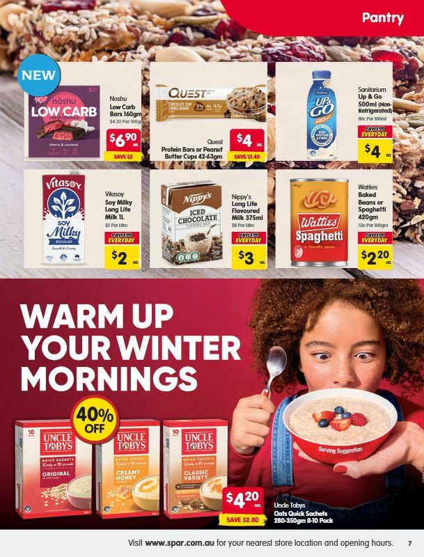 Spar Catalogues from 1 July