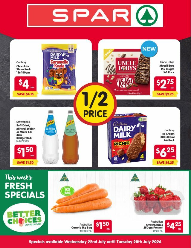 Spar Catalogues from 22 July