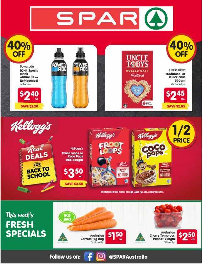 Spar Catalogues from 5 August