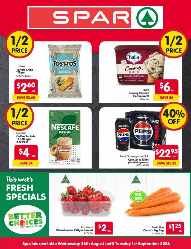 Spar Catalogues from 26 August