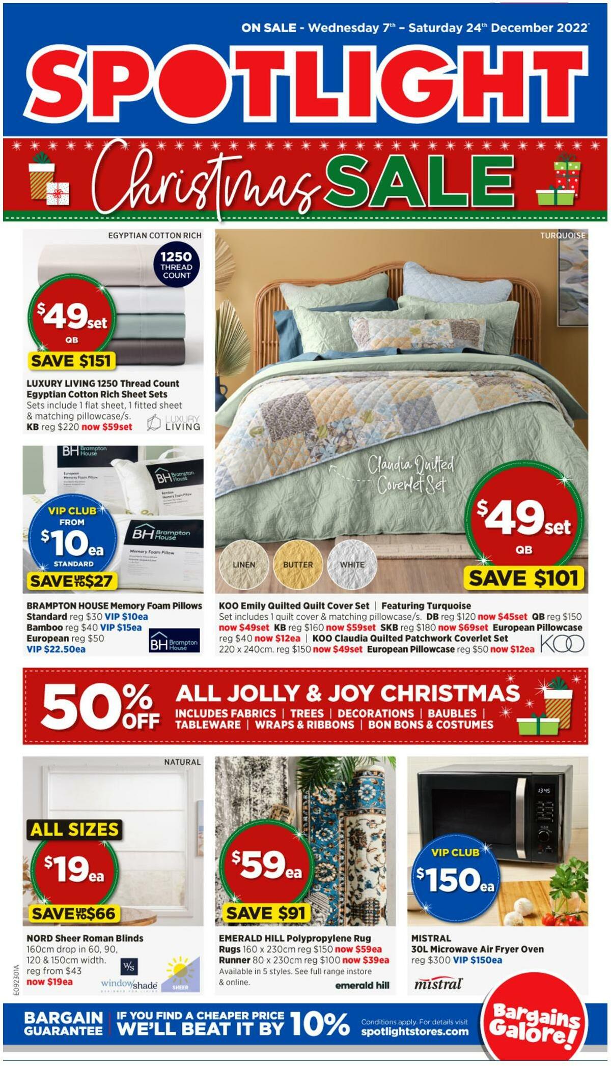 Spotlight Christmas Catalogues from 7 December