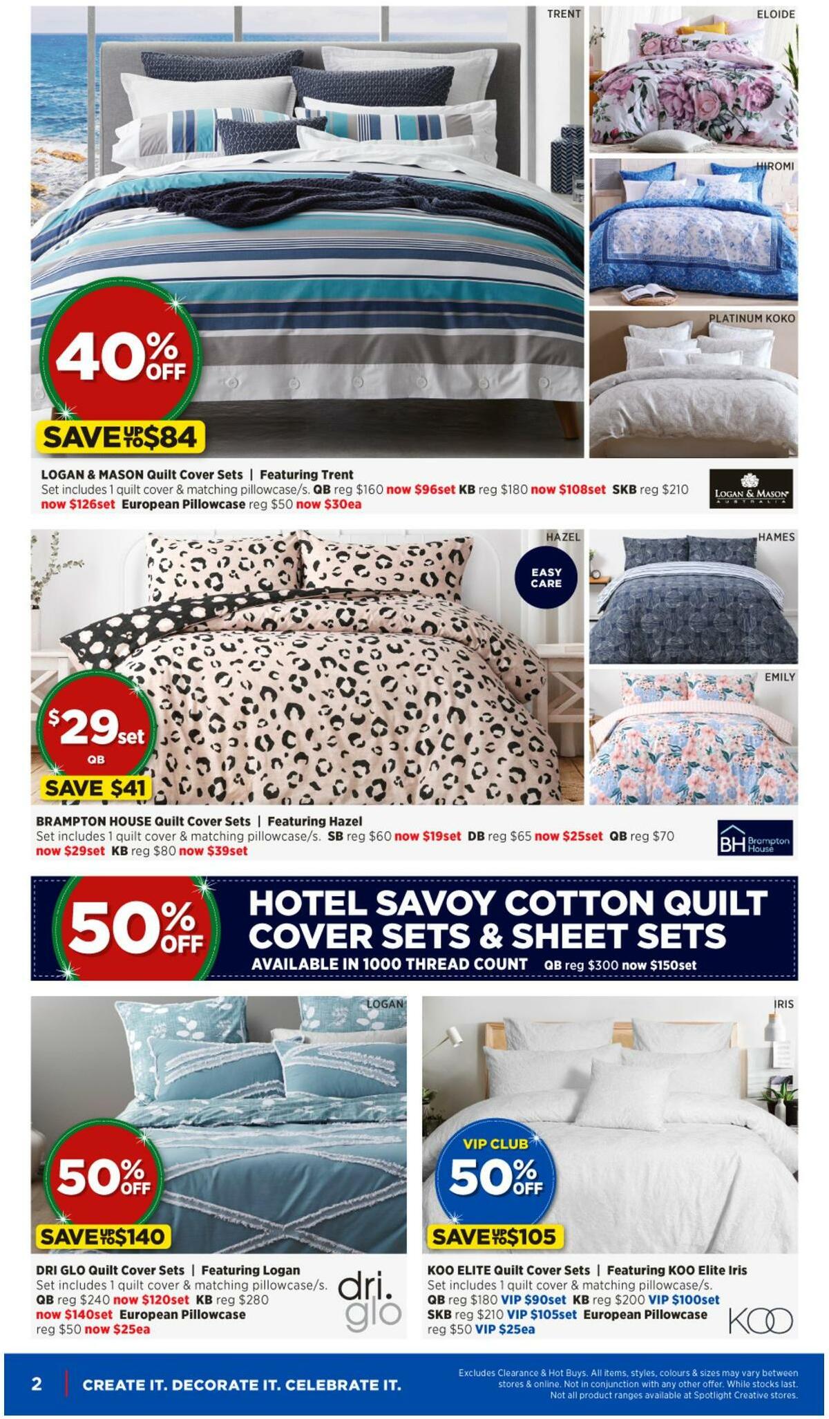 Spotlight Christmas Catalogues from 7 December