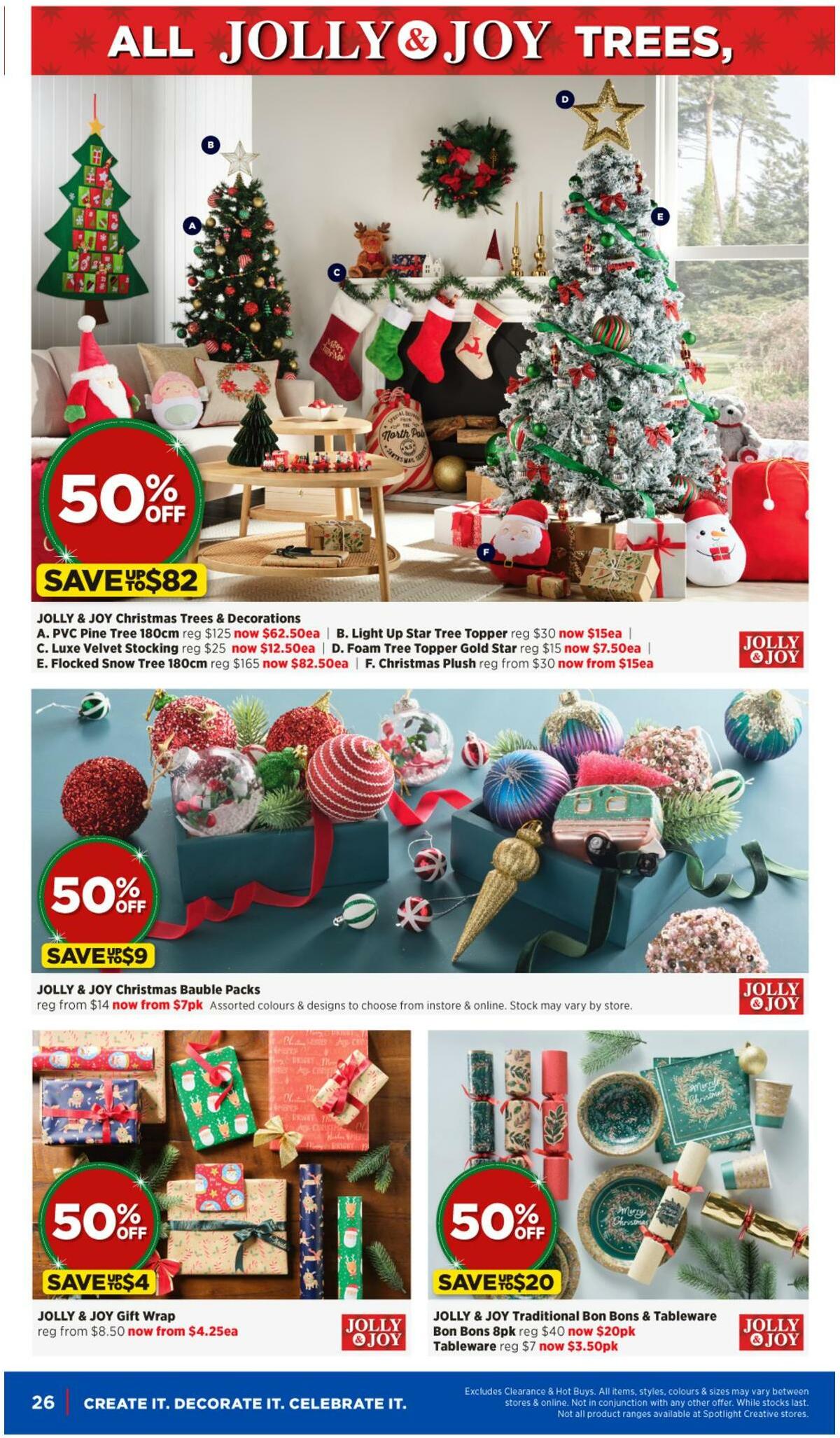 Spotlight Christmas Catalogues from 7 December