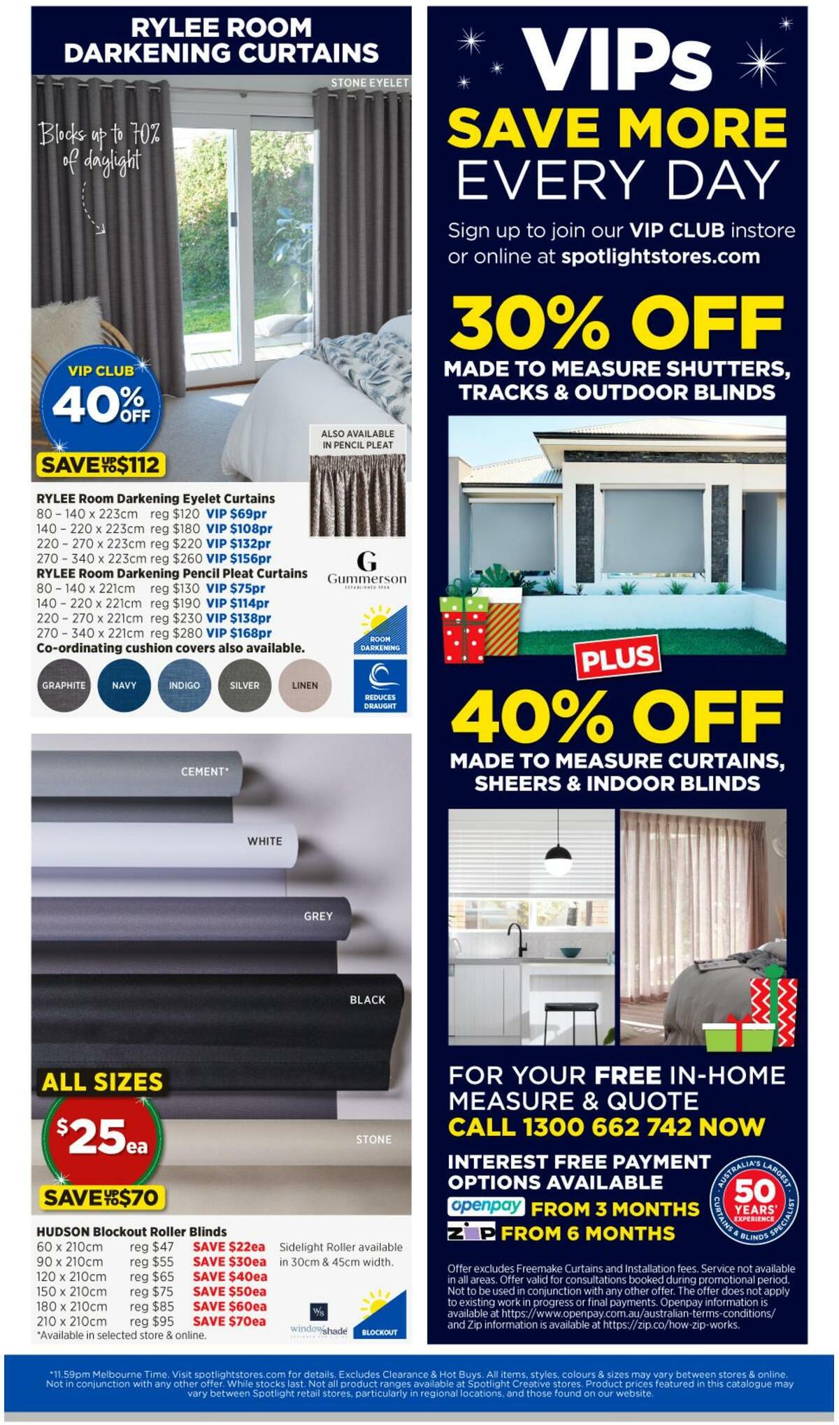 Spotlight Christmas Catalogues from 7 December