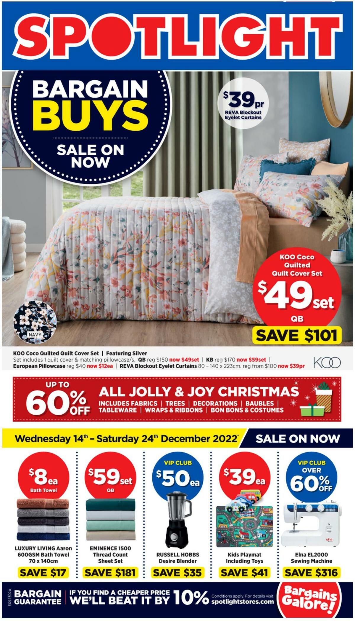 Spotlight Bargain Buys Catalogues from 14 December